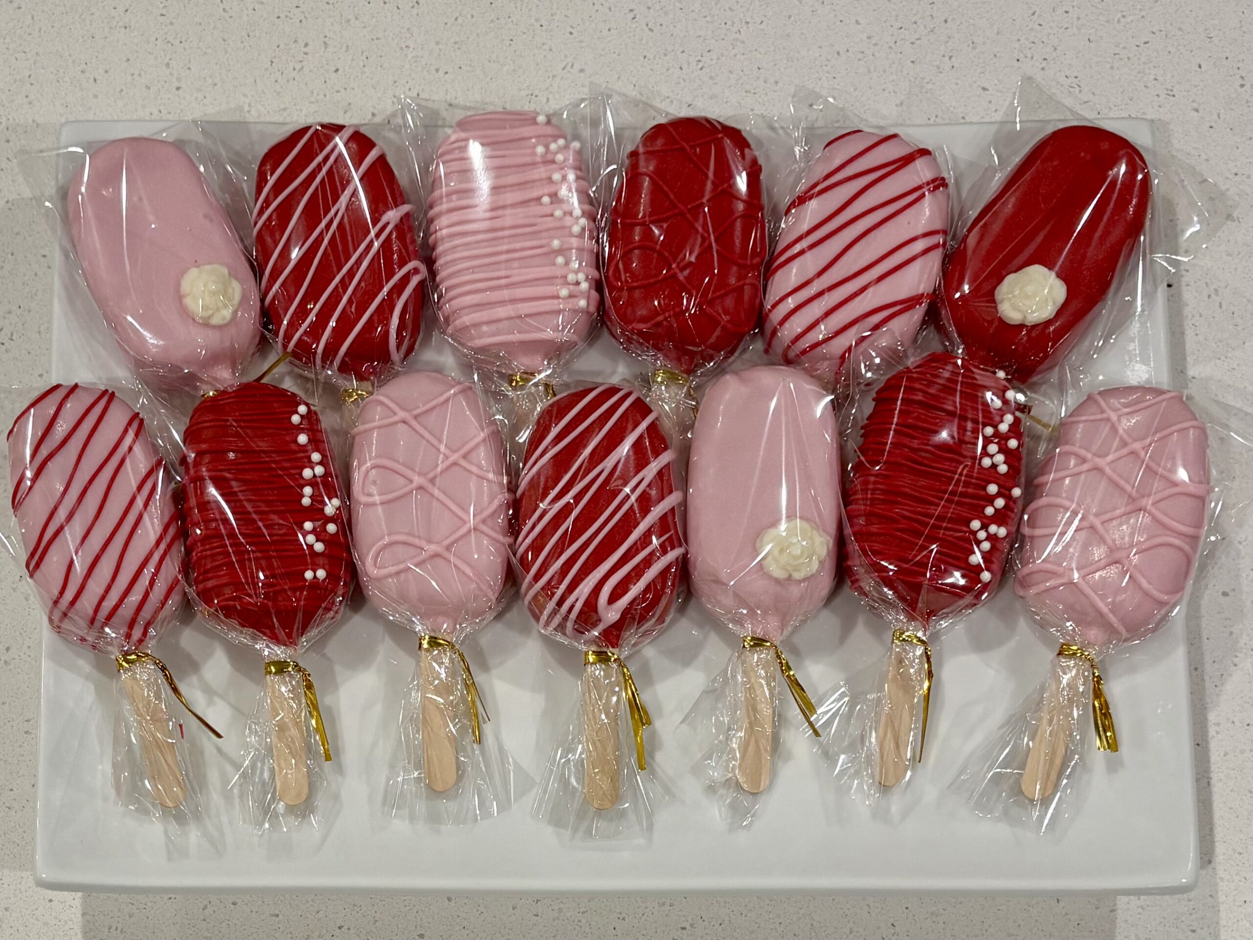 red pink mix large batch