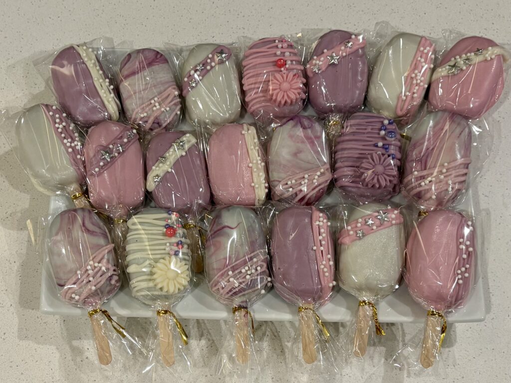 pink purple white mix large batch