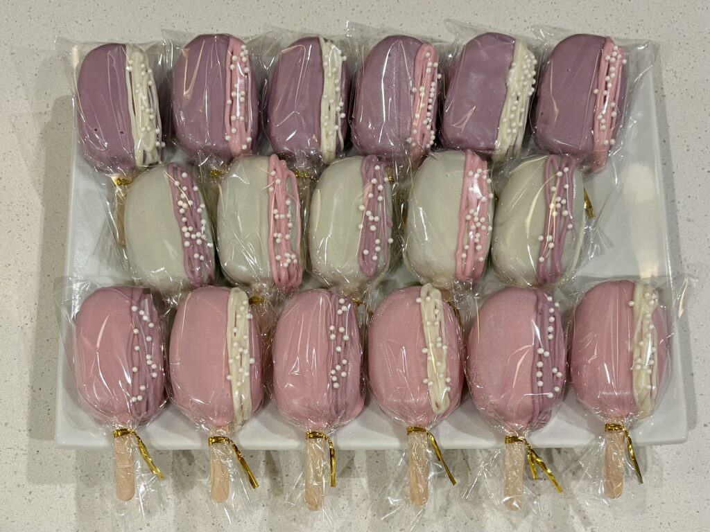 pink purple white side vertical line large batch