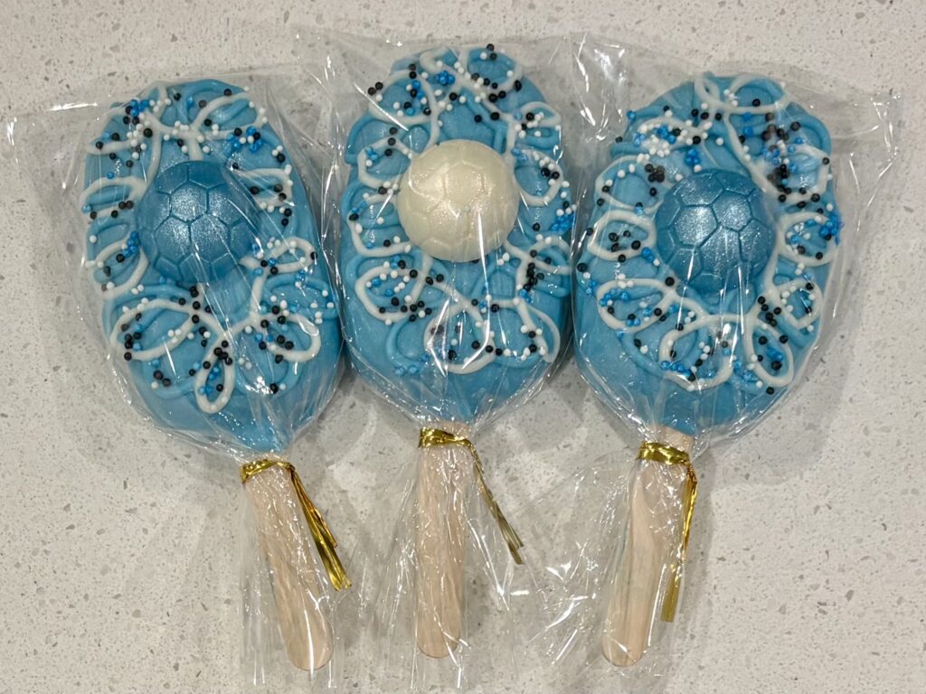 blue soccer blue curly