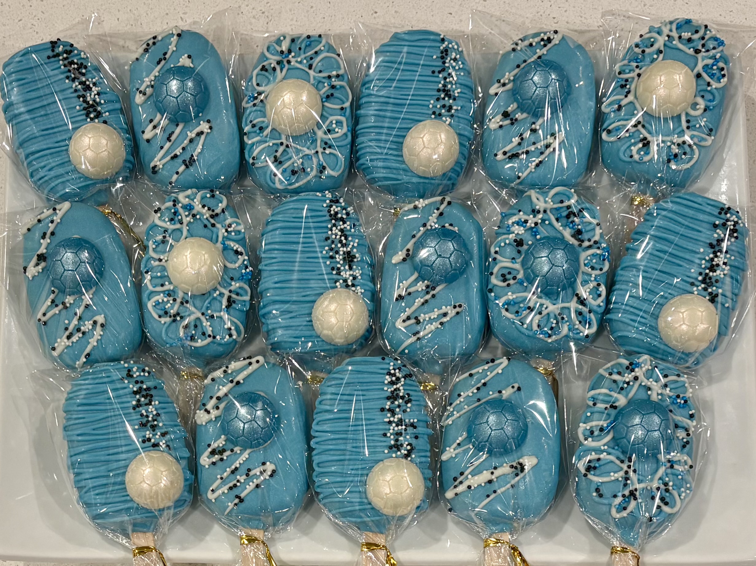 blue soccer large blue batch
