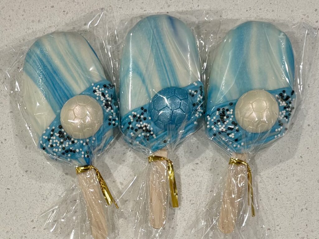blue soccer small marble batch