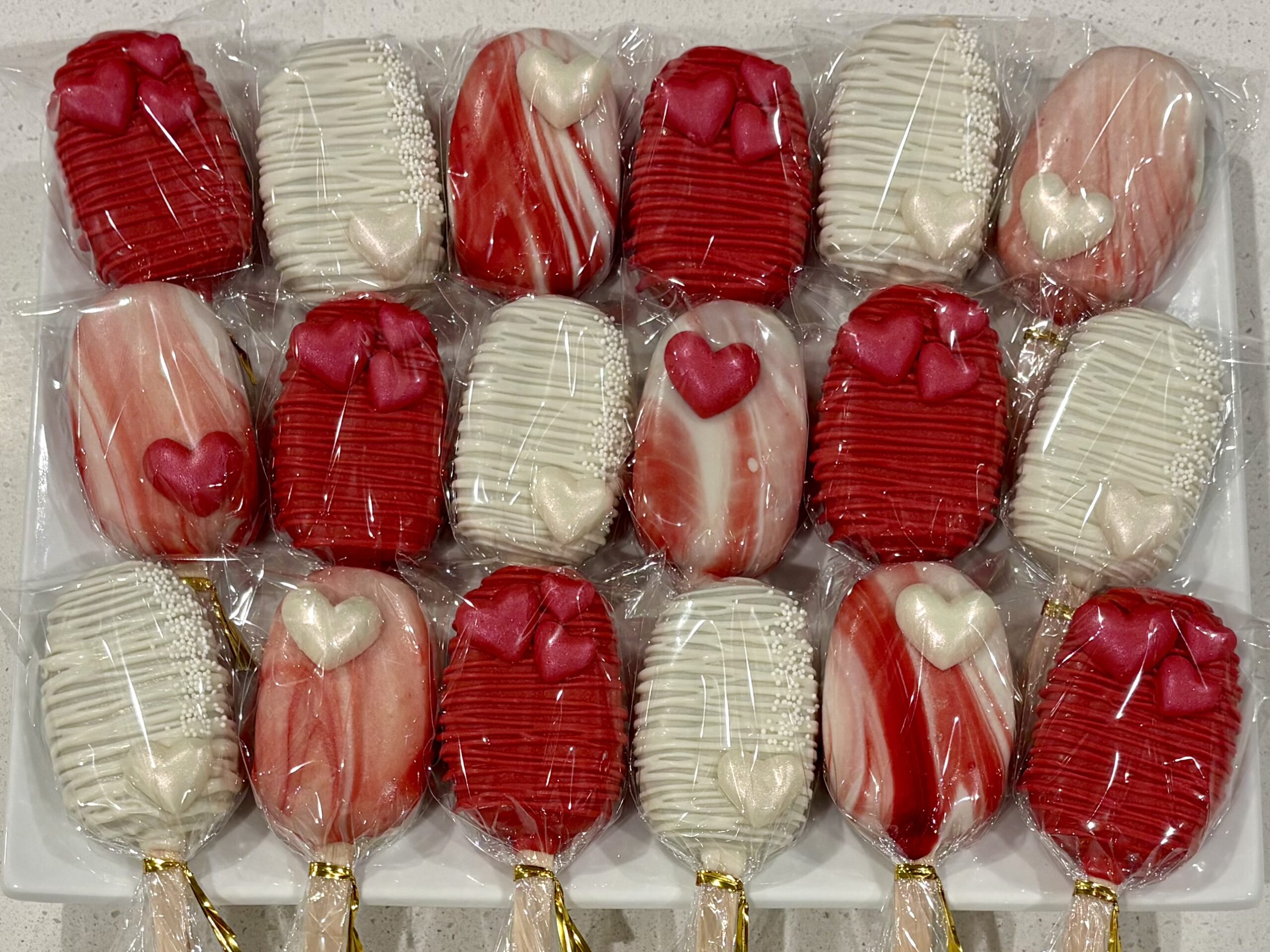 red hearts large batch