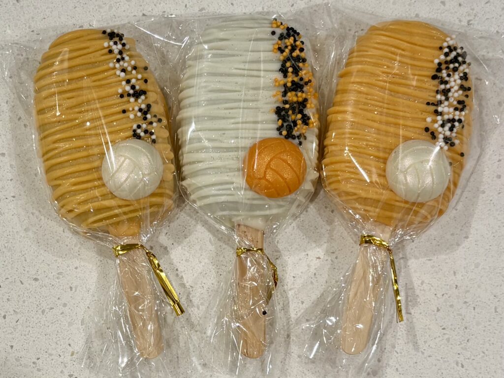 volleyball bc orange white side sprinkles small batch